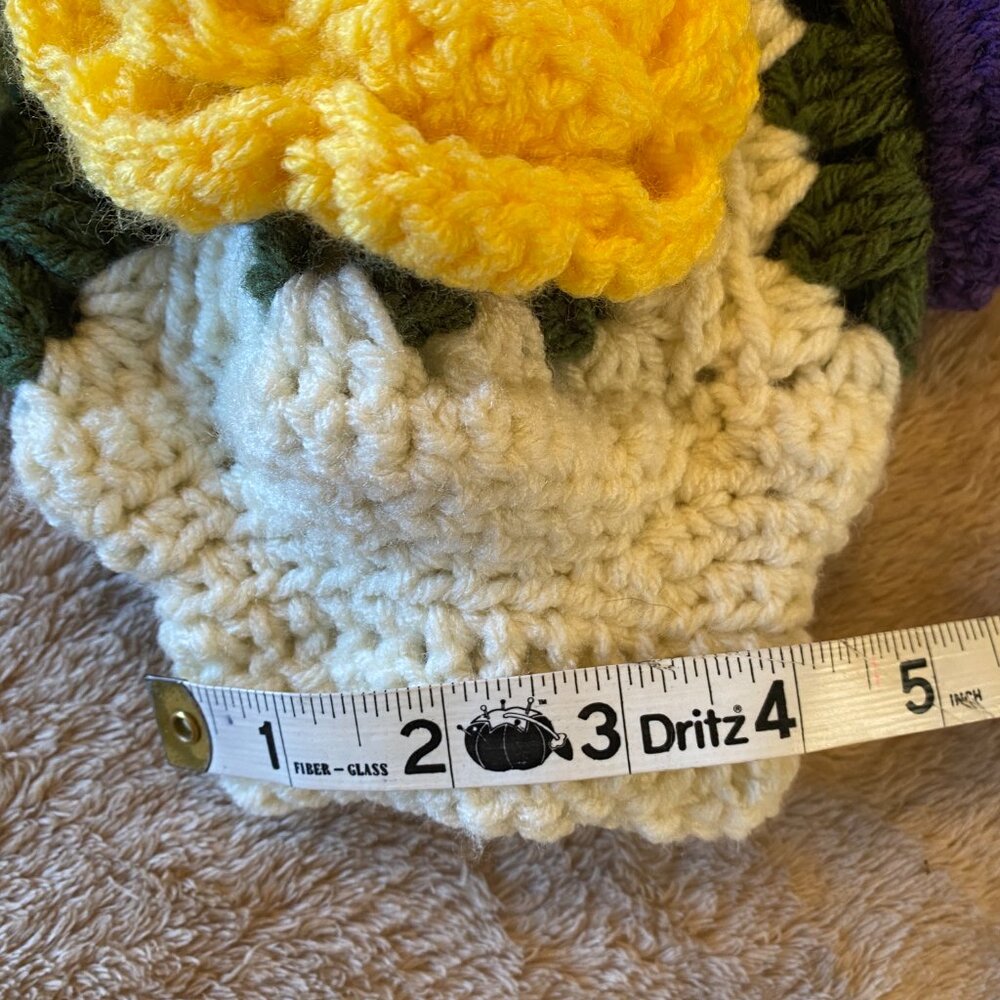 Handmade Crochet Flower Cardigan - Picture 10 of 11